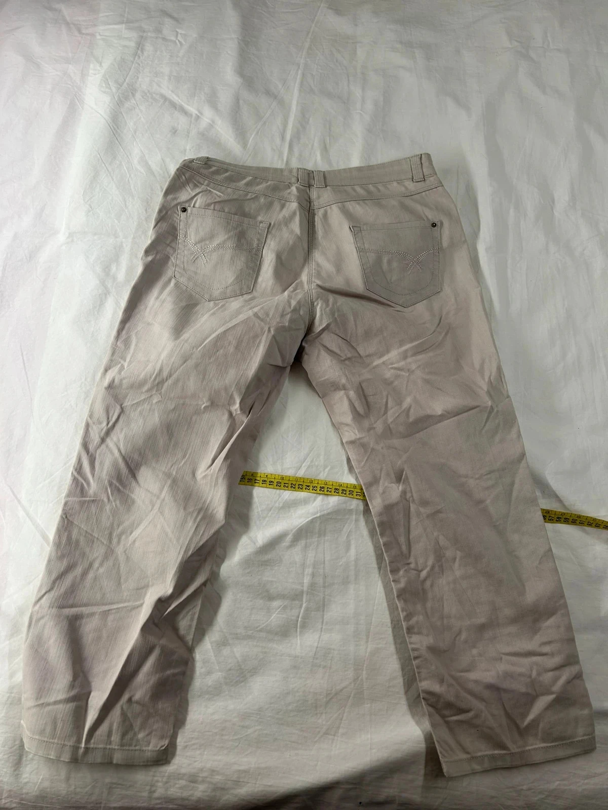 White beige Armand Thiery straight cut jeans – photo 13
